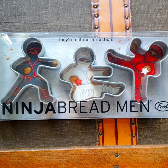 NINJA Cookie Cutters Set of Three! - Picture 1 of 6